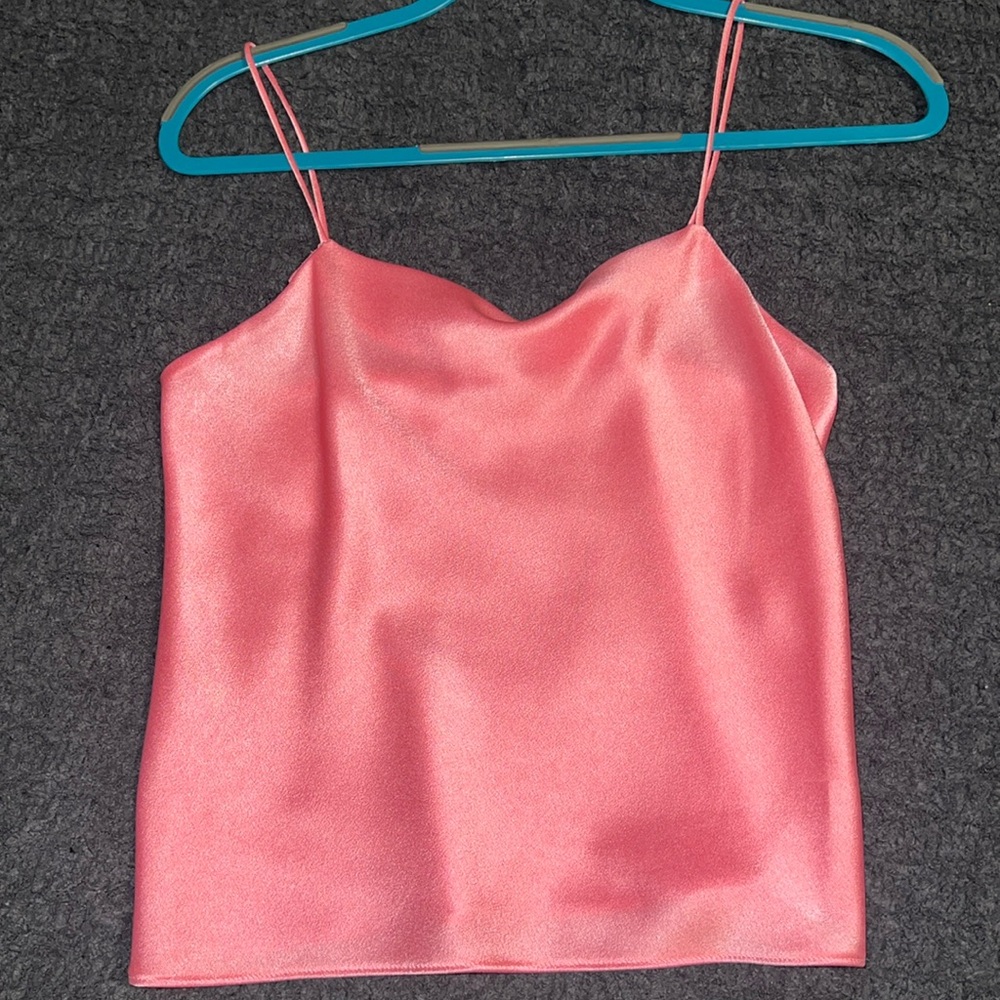 Pink silky Alice and Olivia harmony cami XS